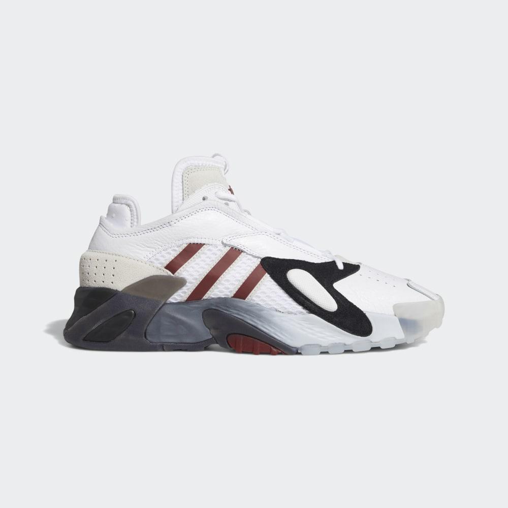 Adidas Men's Streetball Originals Shoes White/Black/Burgundy Ireland EF6990